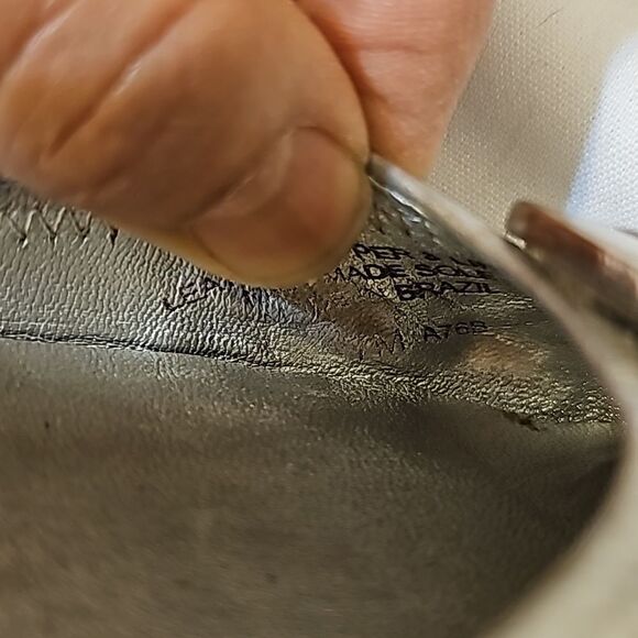 Tory Burch Silver Ballet Flats size 7 - Picture 8 of 9